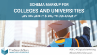 Schema markup for colleges and universities